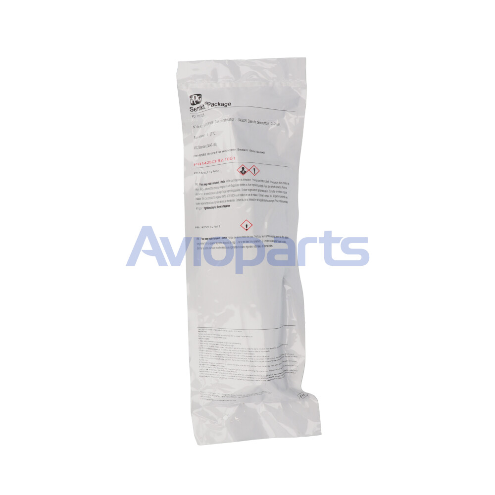 PR 1425 CF (CHROMATE FREE) B 2 , WINDSHIELD & CANOPY SEALANT , SKIT 654 ( CARTRIDGE 100 ML = 6OZ) // SPEF. STD PPG