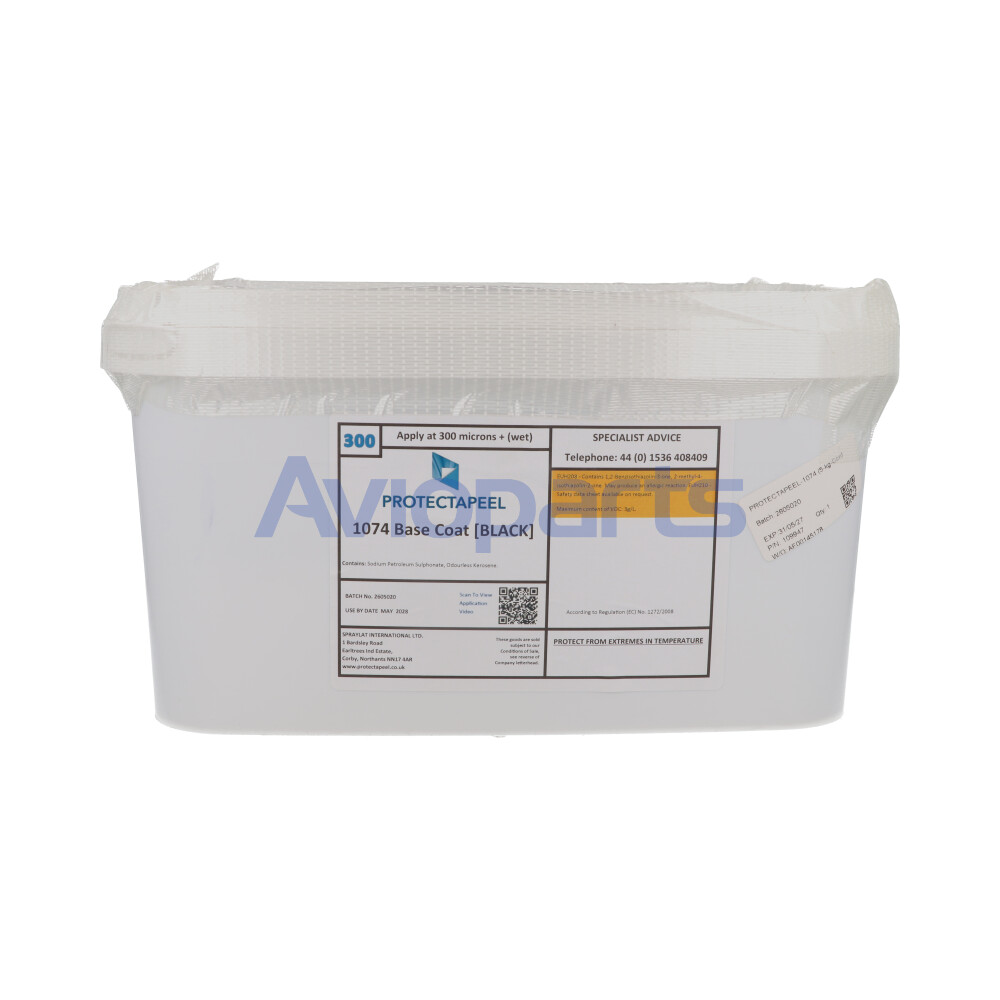 PROTECTAPEEL 1074 BLACK BASE COAT , CAN 5 KG