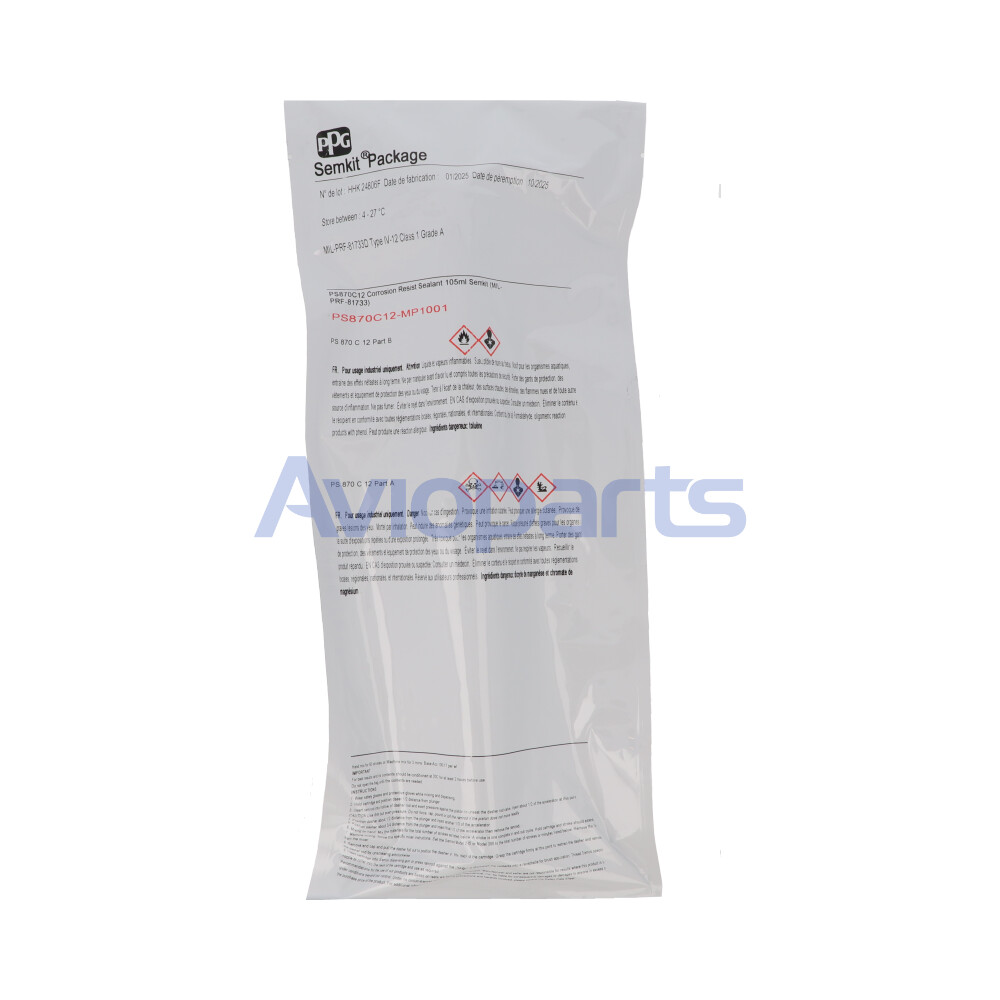 PS 870 C 12 , CORROSION INHIBITIVE SEALANT, SKIT 654 // MIL-PRF-81733