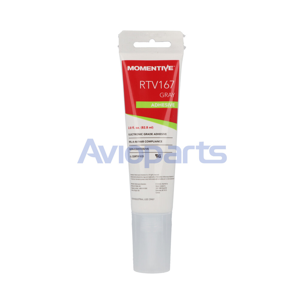 RTV 167 ELECTRONIC SILICONE GREY, TUBE 82.8 ML // MIL-A-46146B TY 1