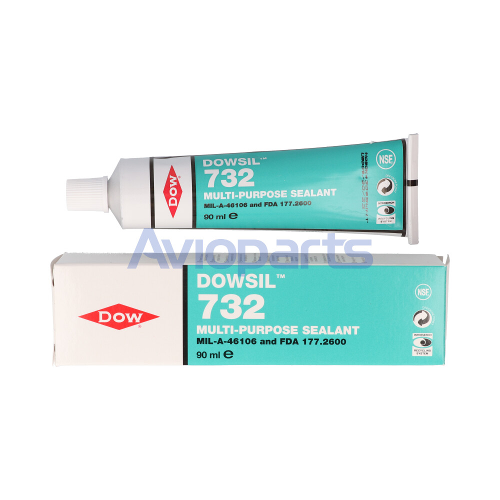 RTV 732 ,SEALANT  SILICONE,WHITE ,TUBE 90 ML  //  SPECF. MIL-A46106