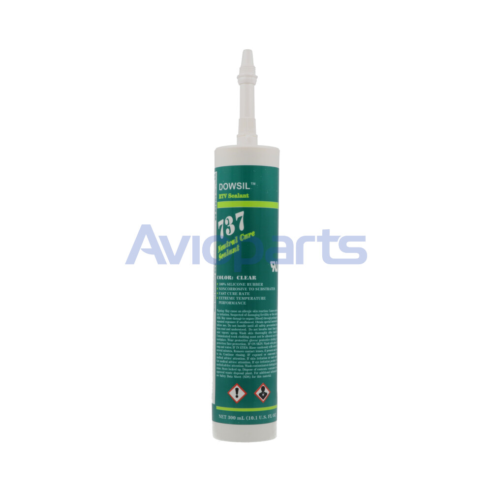 RTV737 CLEAR SEALANT SILICONE, TUBE 300 ML