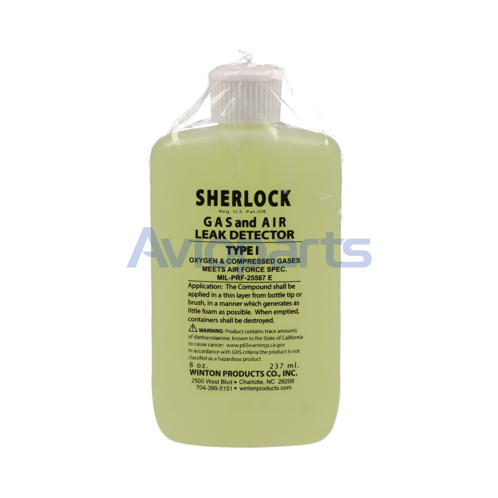 LEAK DETECTOR SHERLOCK : 5 SEC TYPE 1 , CAN 8 OZ  // MIL-PRF-25567E TYPE I