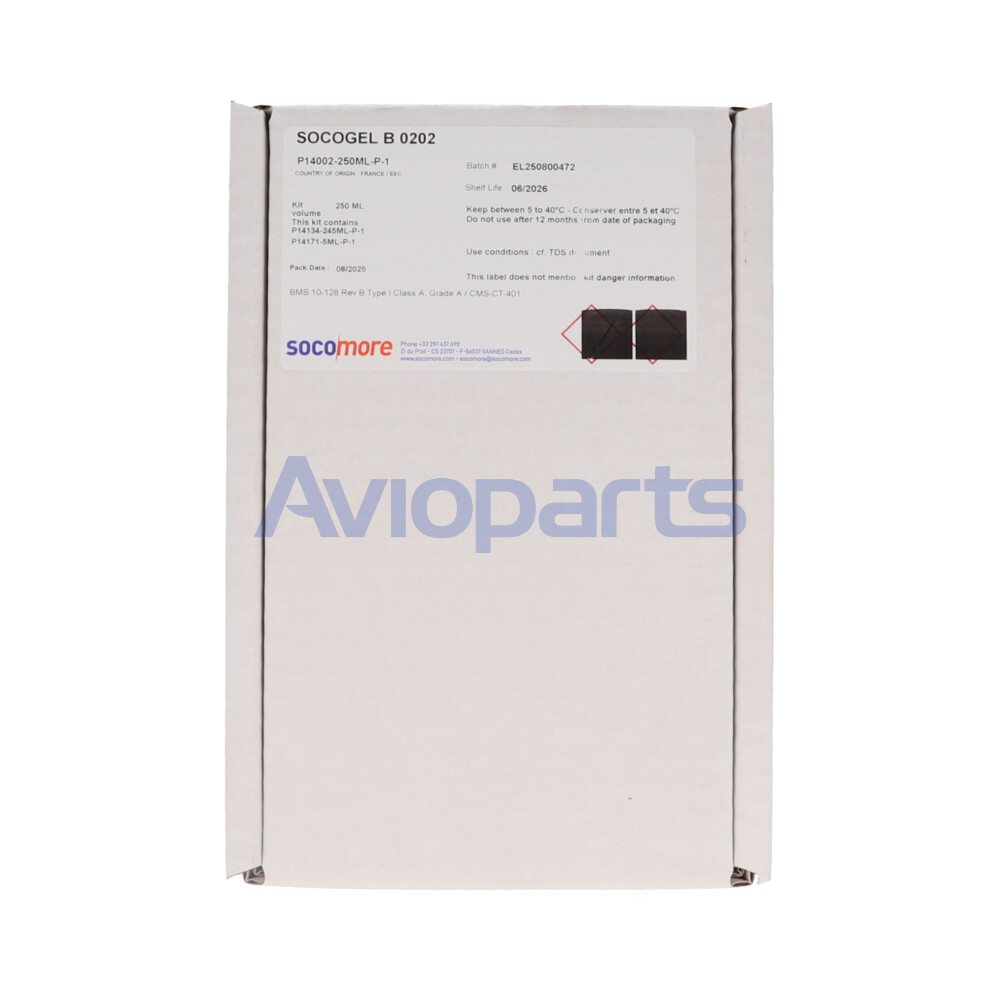 SOCOGEL B0202, PRE-PAINT SURFASE PREPARATION SOL-GEL, CAN 250 ML // BMS10-128  TY 1 Gº A CL B