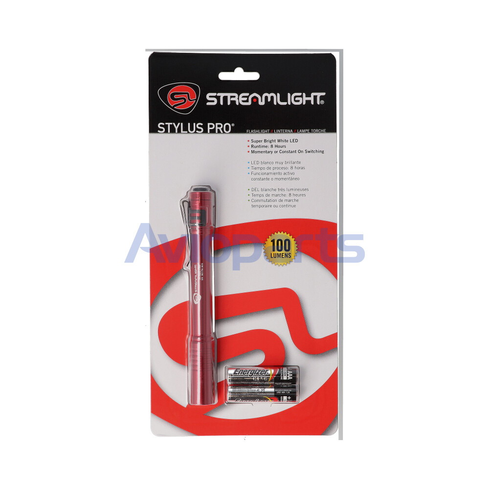 STYLUS PRO LED PENLIGHT - RED BODY