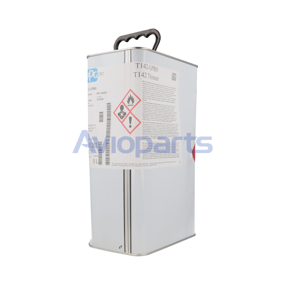 T142 THINNER, CAN 5 LT