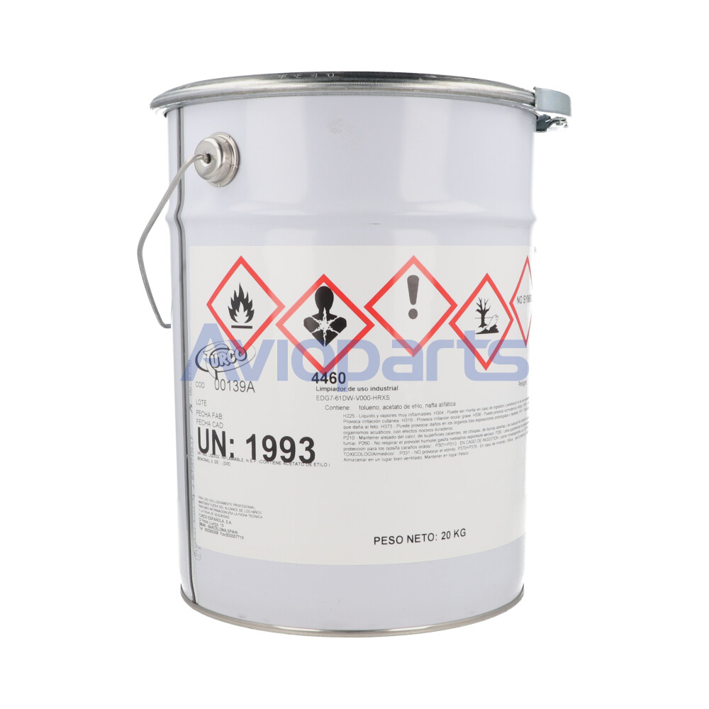 TURCO 4460 , CLEANNING SOLVENT - MEK REPLACEMENT, PAIL 20 KG //BMS 11-7