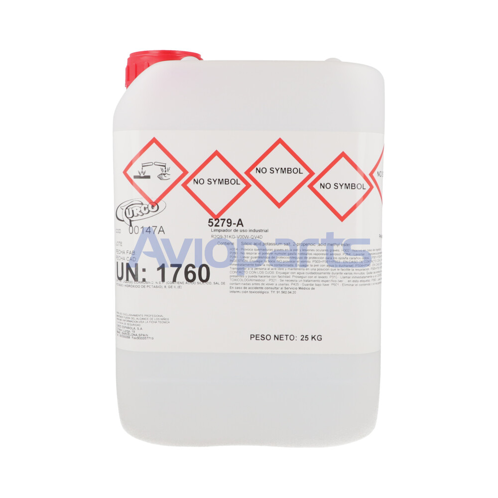 (00147A) TURCO 5279 A CLEAN REACTIVE, PAIL 25 KG //MIL-C-22542 A.