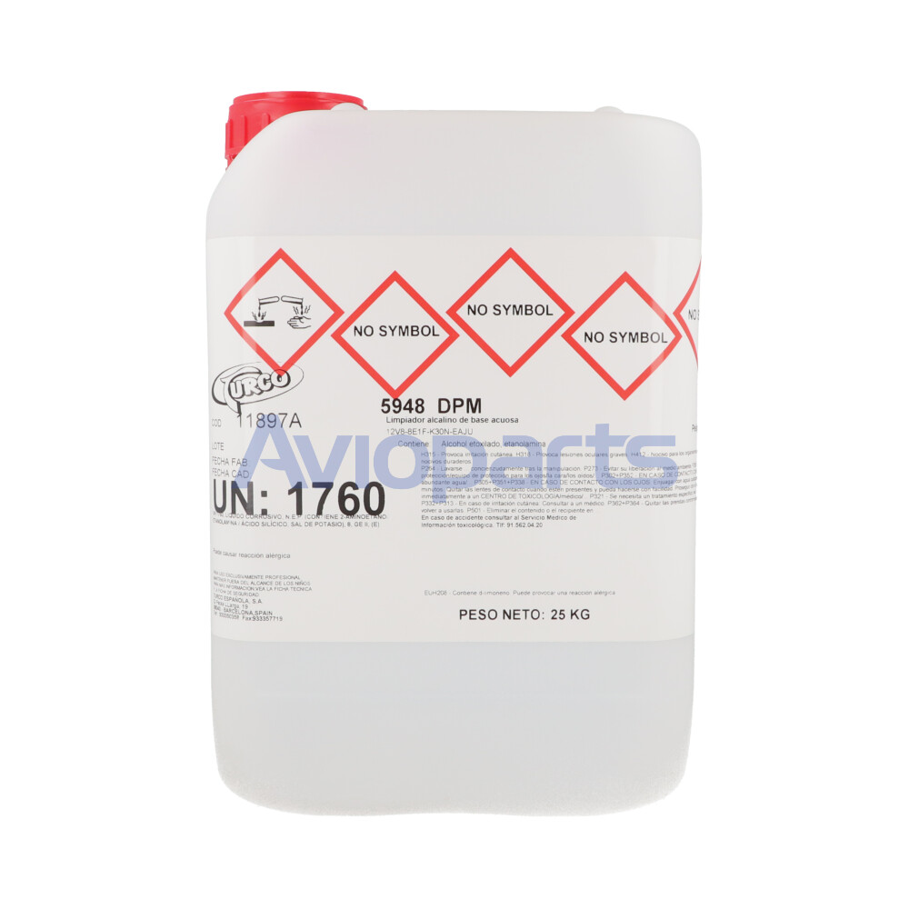 TURCO 5948 DPM AERO , CONCENTRATED, HEAVY DUTY CLEANER, PAIL 25 KG // (MNF PN 11897A)